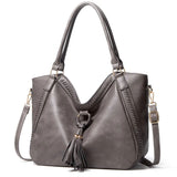 Luxe Knot Tassel Tote Bag