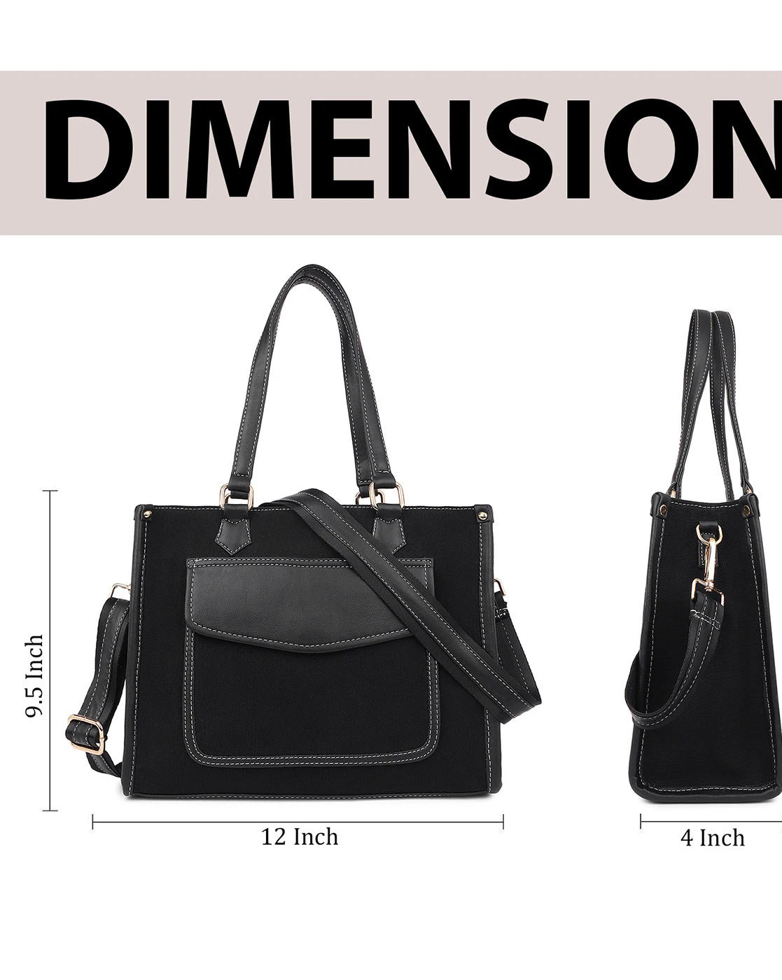 Urban Edge Structured Tote Bag