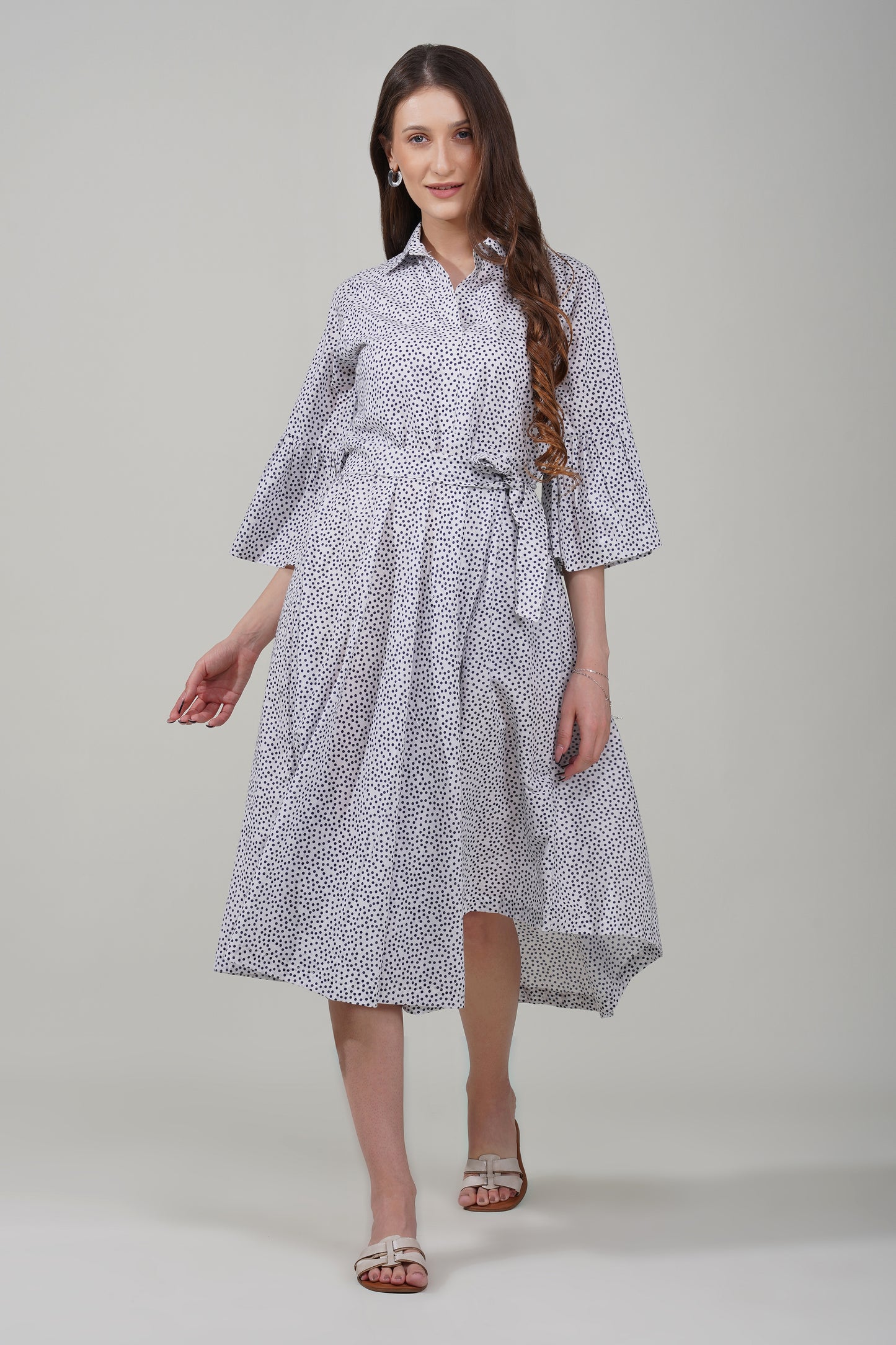 Speckled Charm Midi Dress