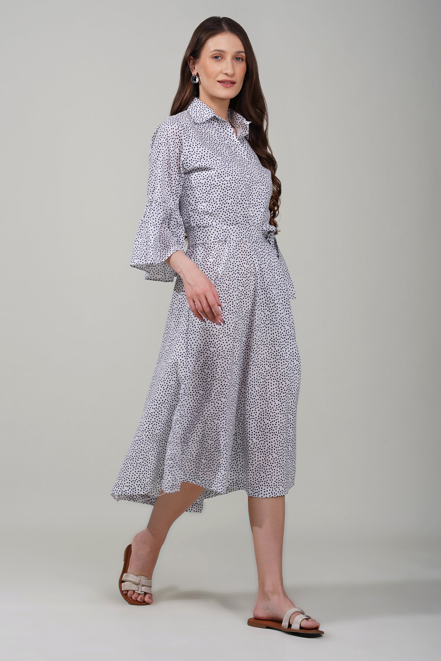 Speckled Charm Midi Dress