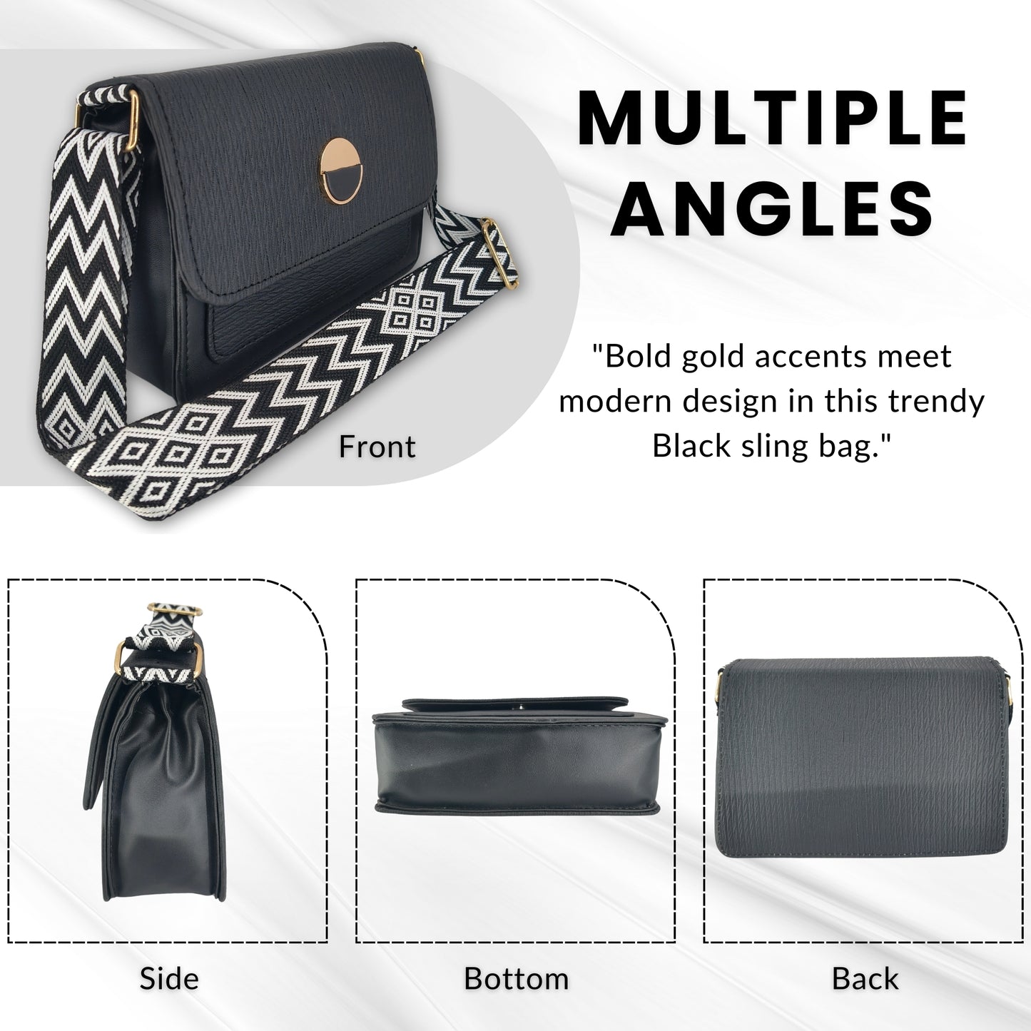 Madora Textured Crossbody Luxe Bag