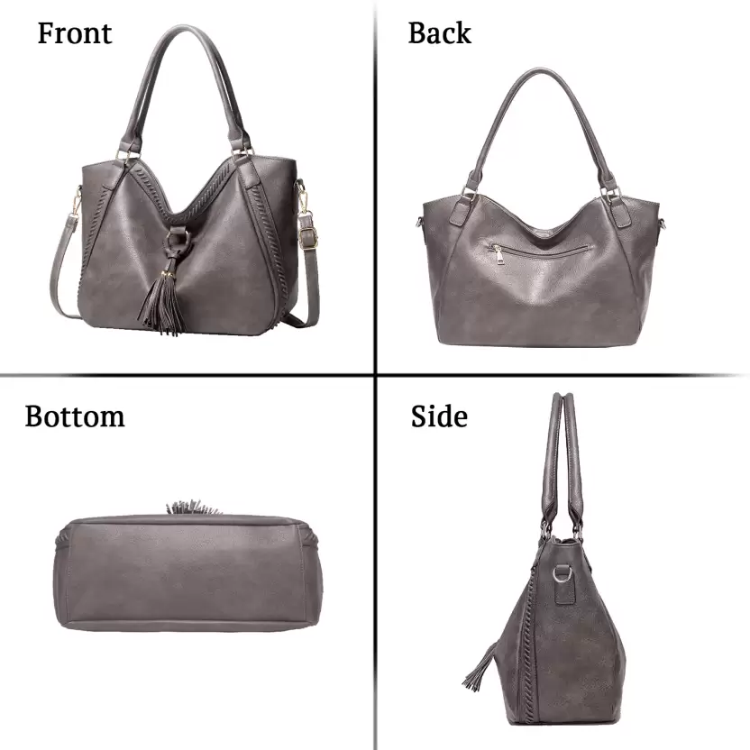 Luxe Knot Tassel Tote Bag