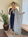 Neelima Midnight Blue Ethnic Set