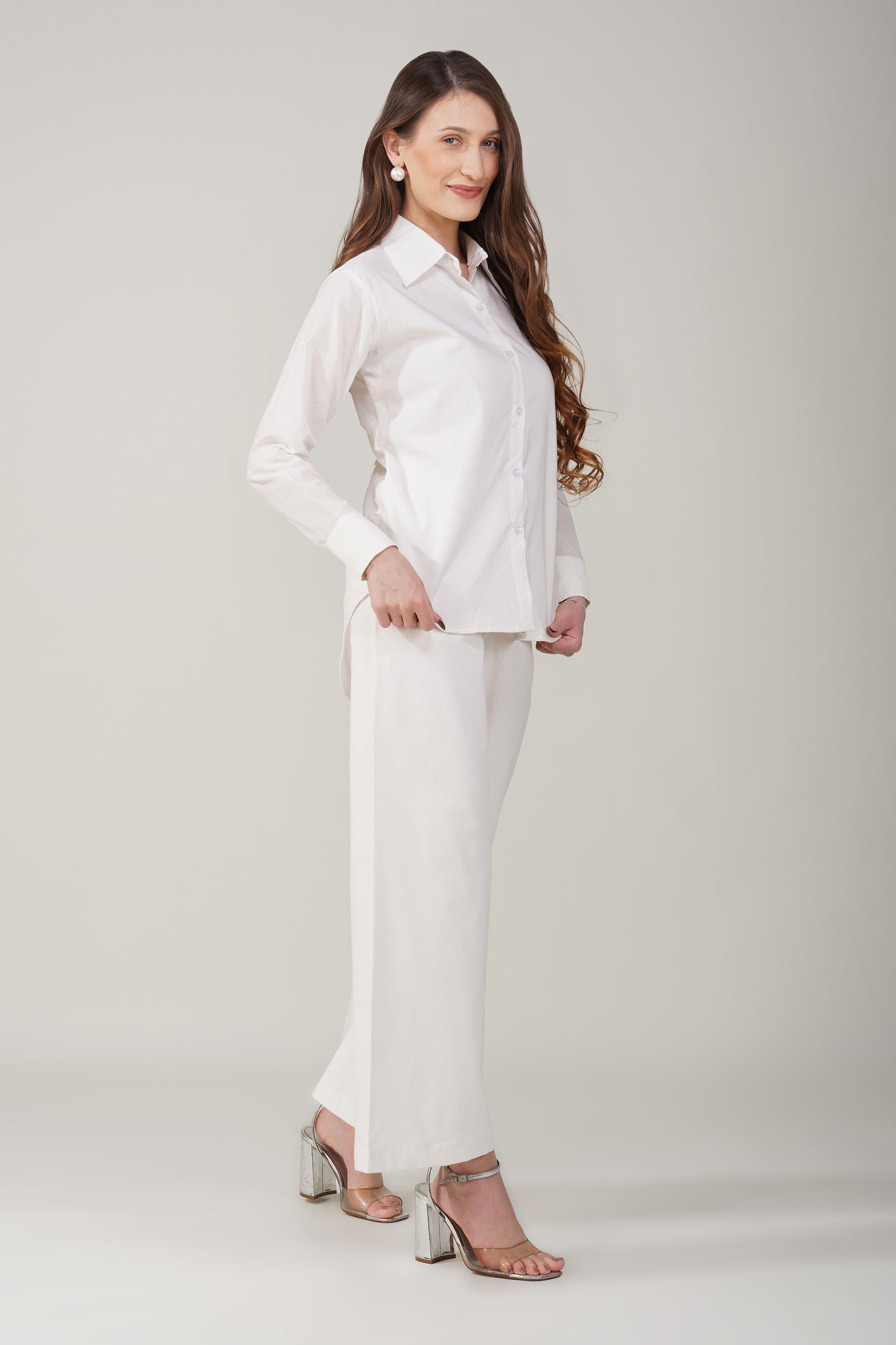 Ivory Grace Cotton shirt