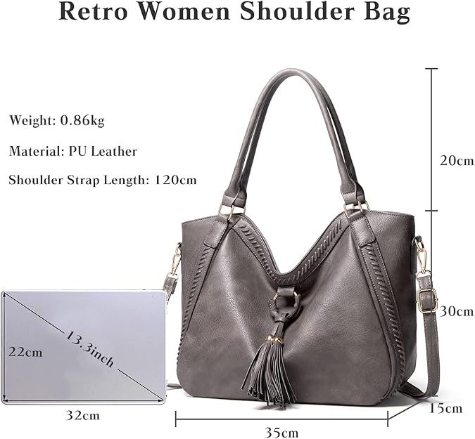 Luxe Knot Tassel Tote Bag
