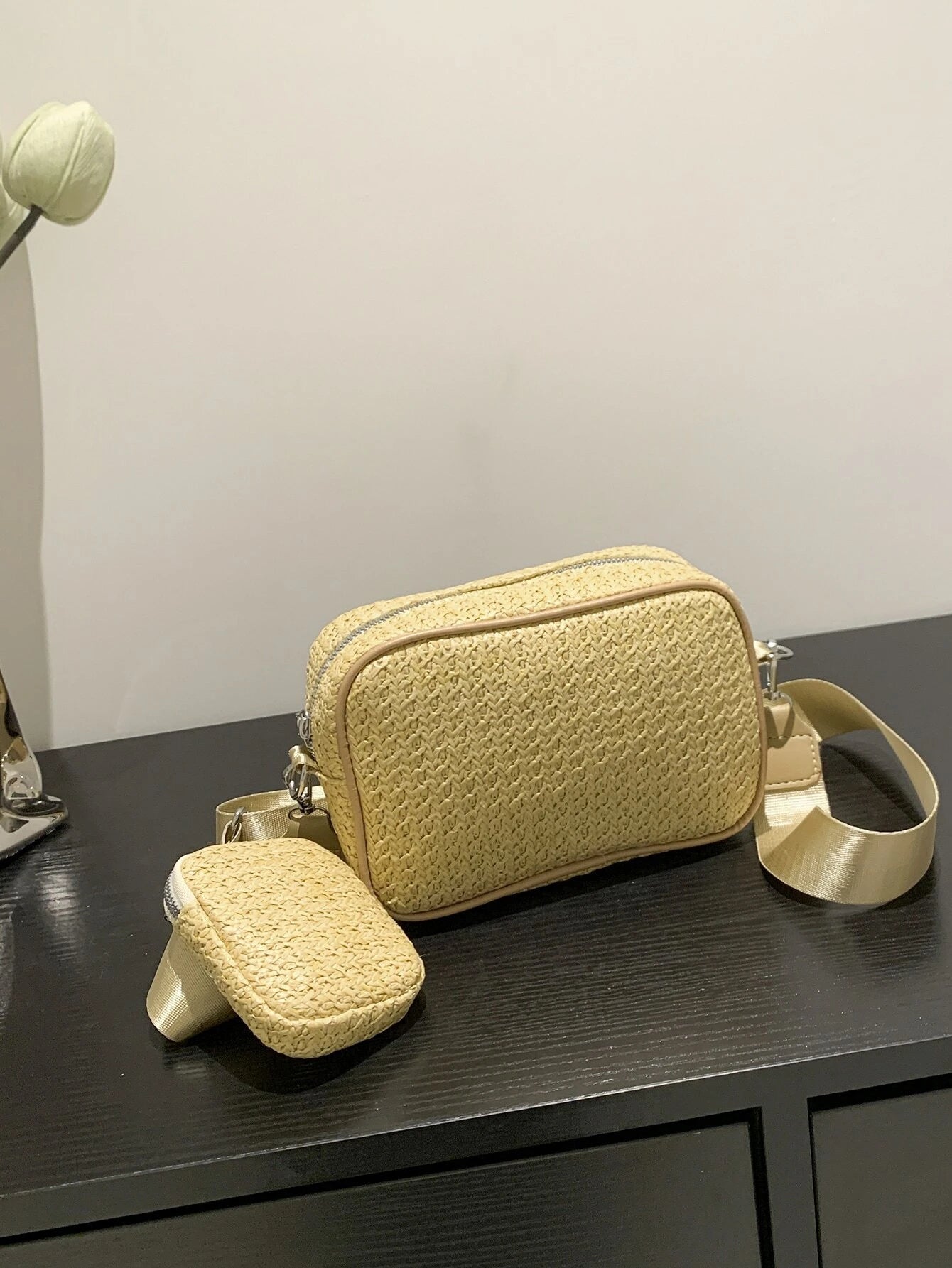 Dual Charm Sling Bag