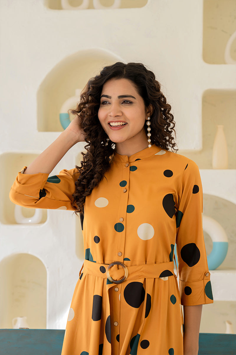 Rye long Shirt dress