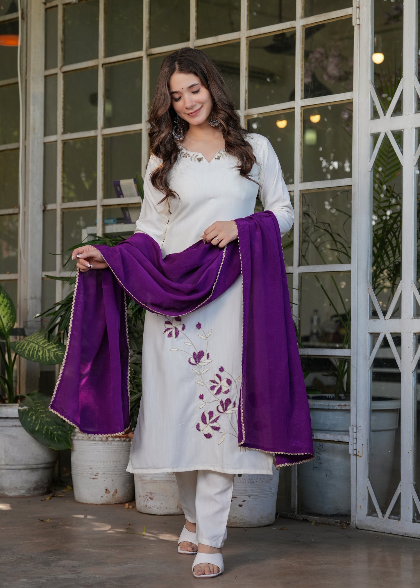 Zoya – Ivory Garden Kurta Set