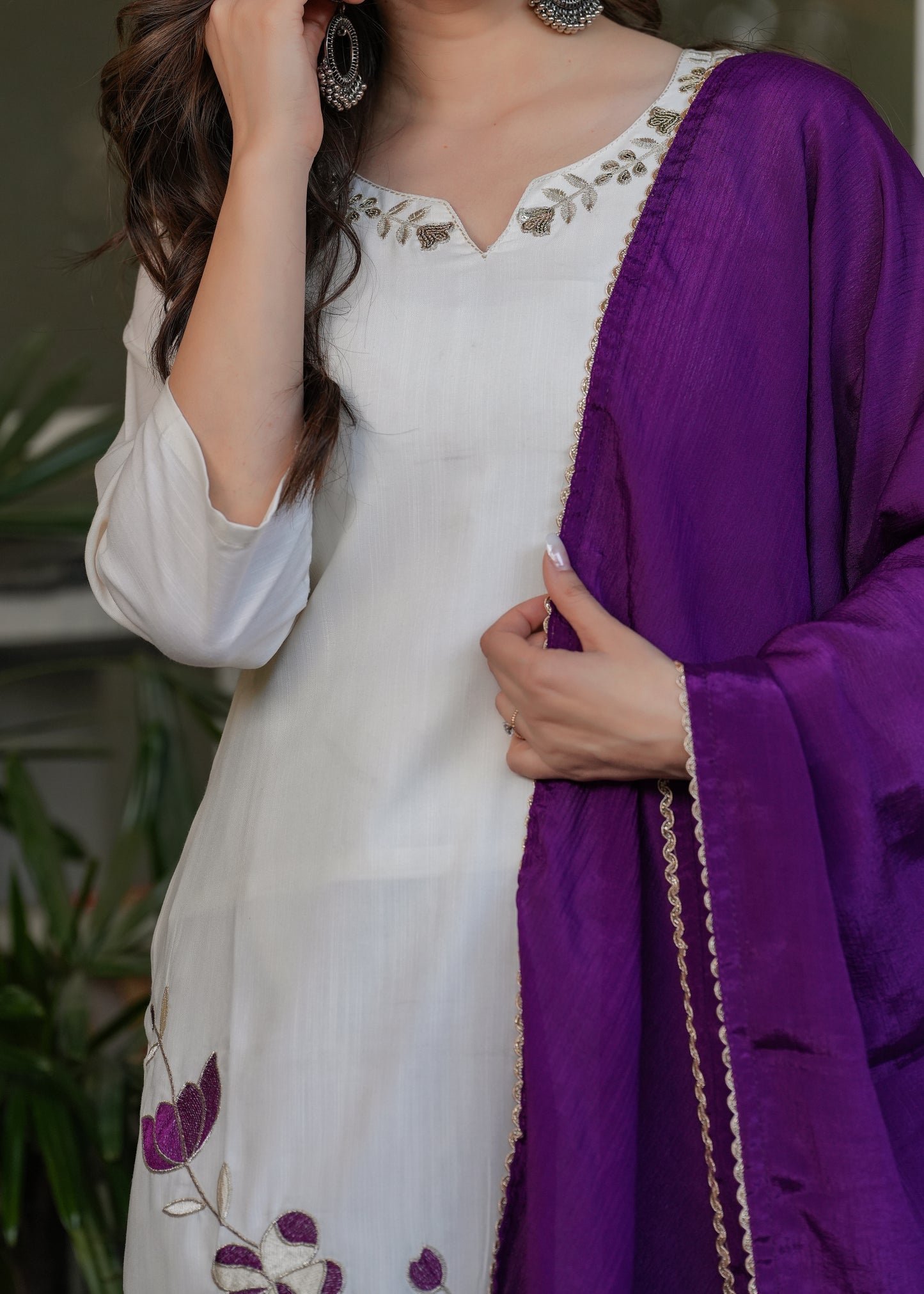 Zoya – Ivory Garden Kurta Set