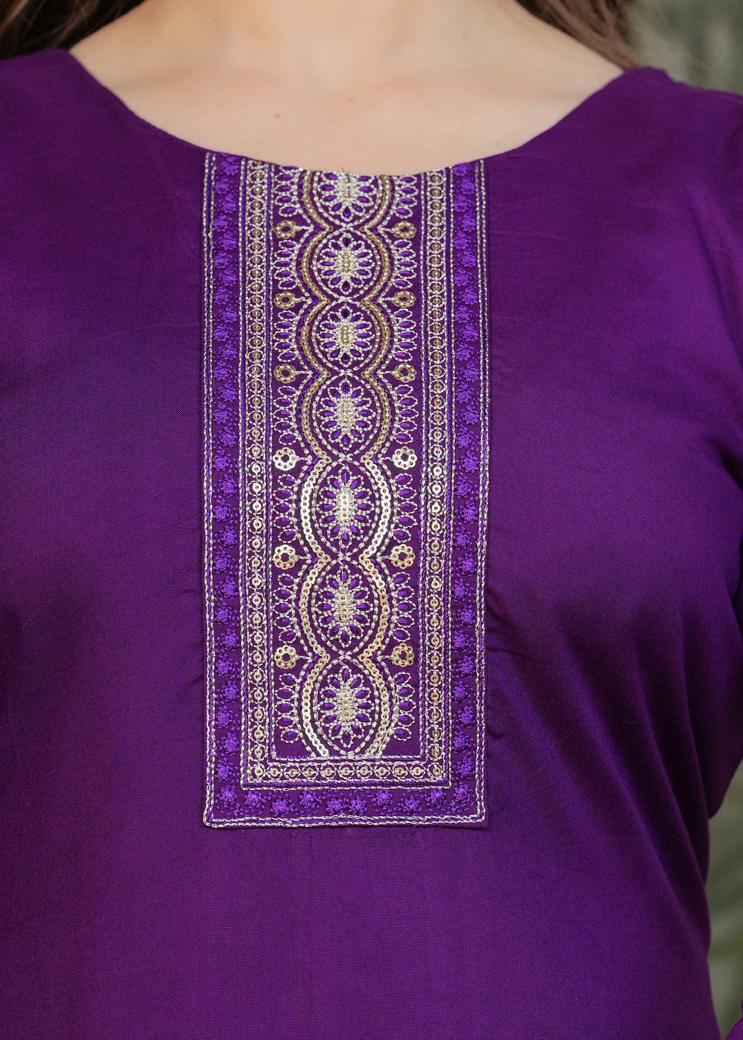 Lavanya Violet Charm Ethnic Set