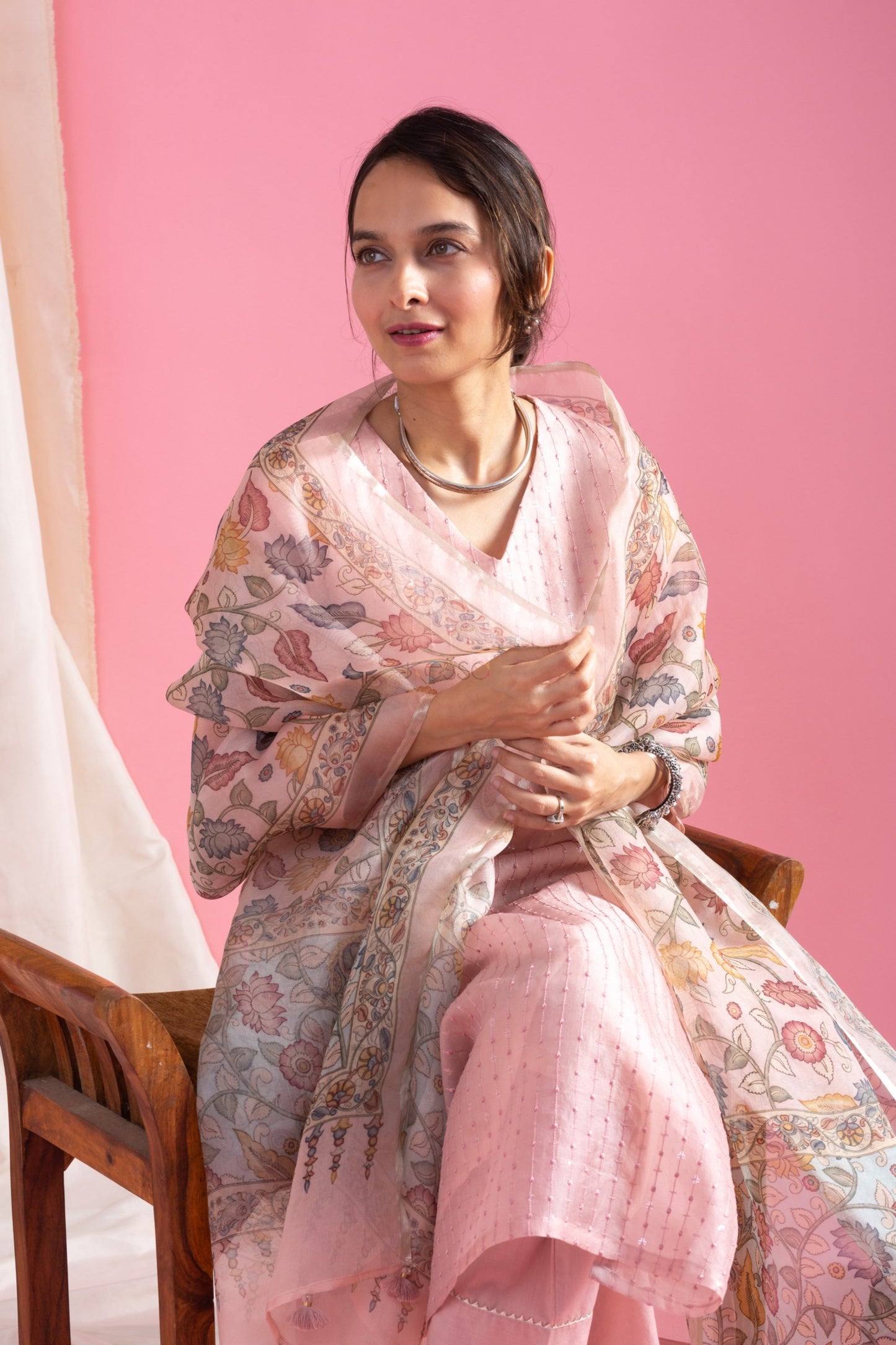 Gulab Pastel Pink Suit Set