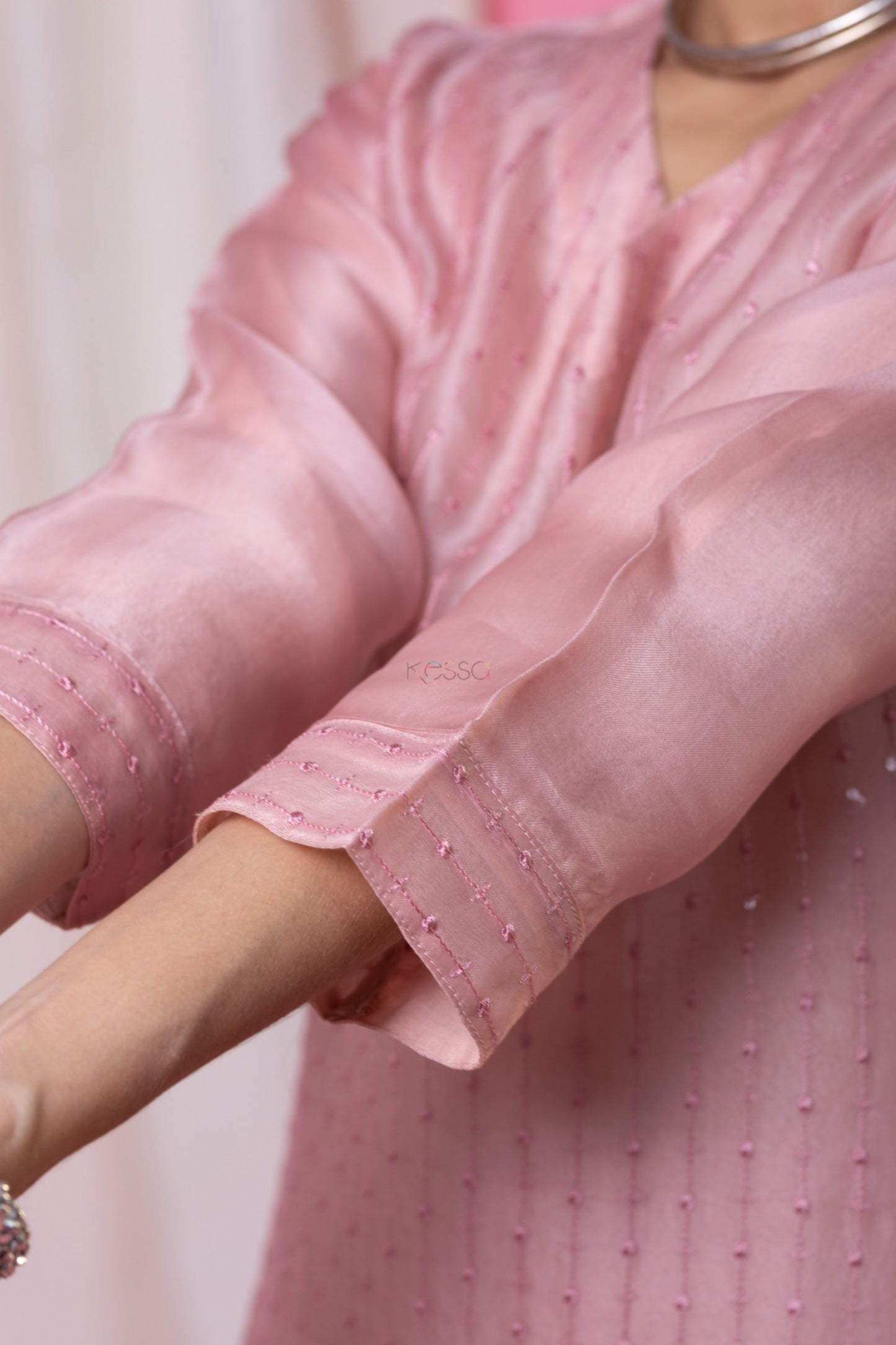 Gulab Pastel Pink Suit Set