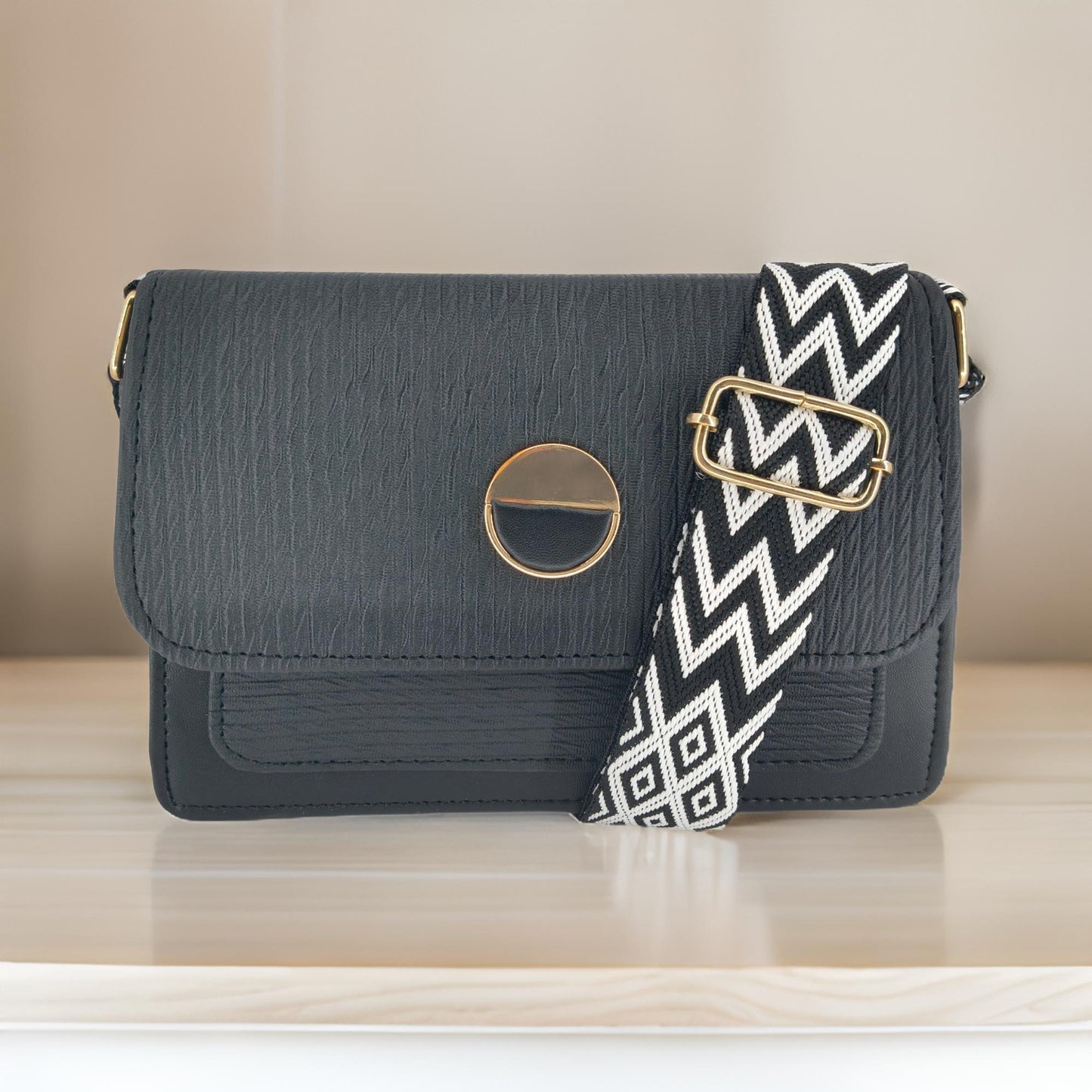 Madora Textured Crossbody Luxe Bag