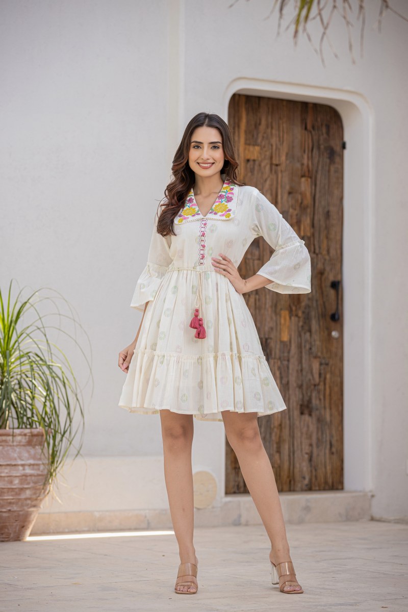 Hudson short Tiered dress