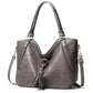 Luxe Knot Tassel Tote Bag