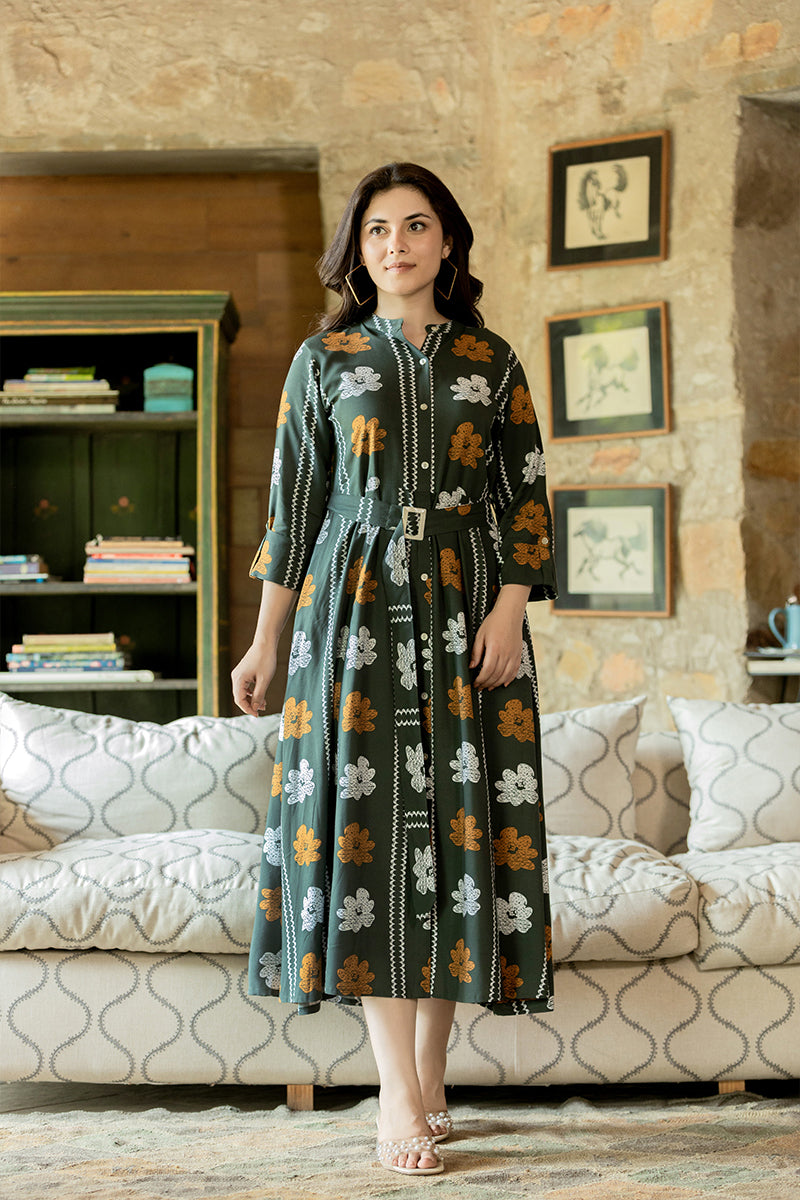 Cairo long Shirt dress