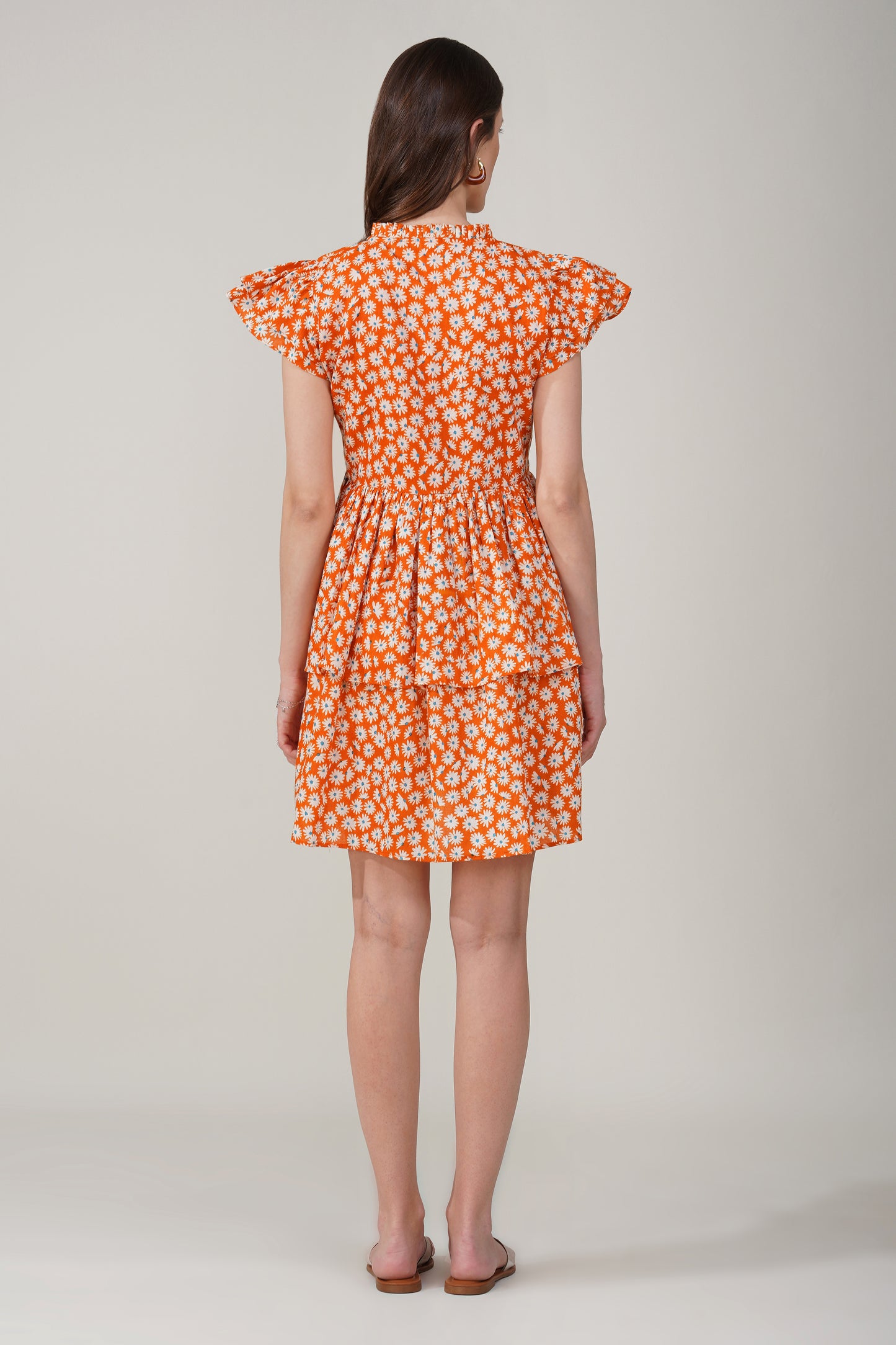Sunny Daisy Tiered Mini Dress