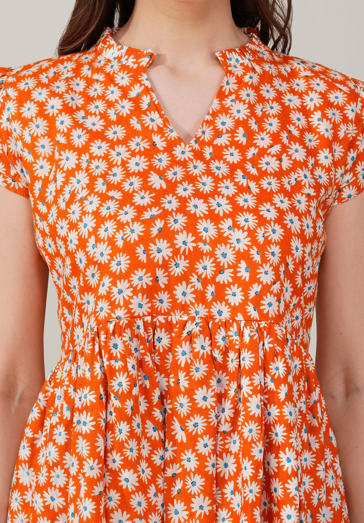 Sunny Daisy Tiered Mini Dress