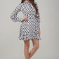 Classic Dotted Ruffle Dress