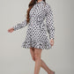 Classic Dotted Ruffle Dress