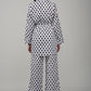 Classic Dotted Wrap Shirt
