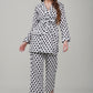 Classic Dotted Wrap Shirt