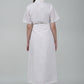 Ivory Belted Shirt Dress