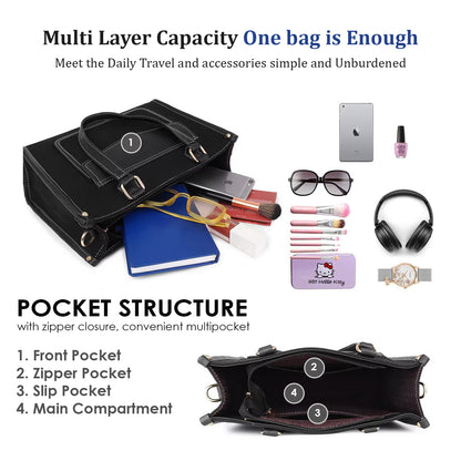 Urban Edge Structured Tote Bag
