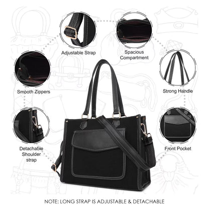 Urban Edge Structured Tote Bag