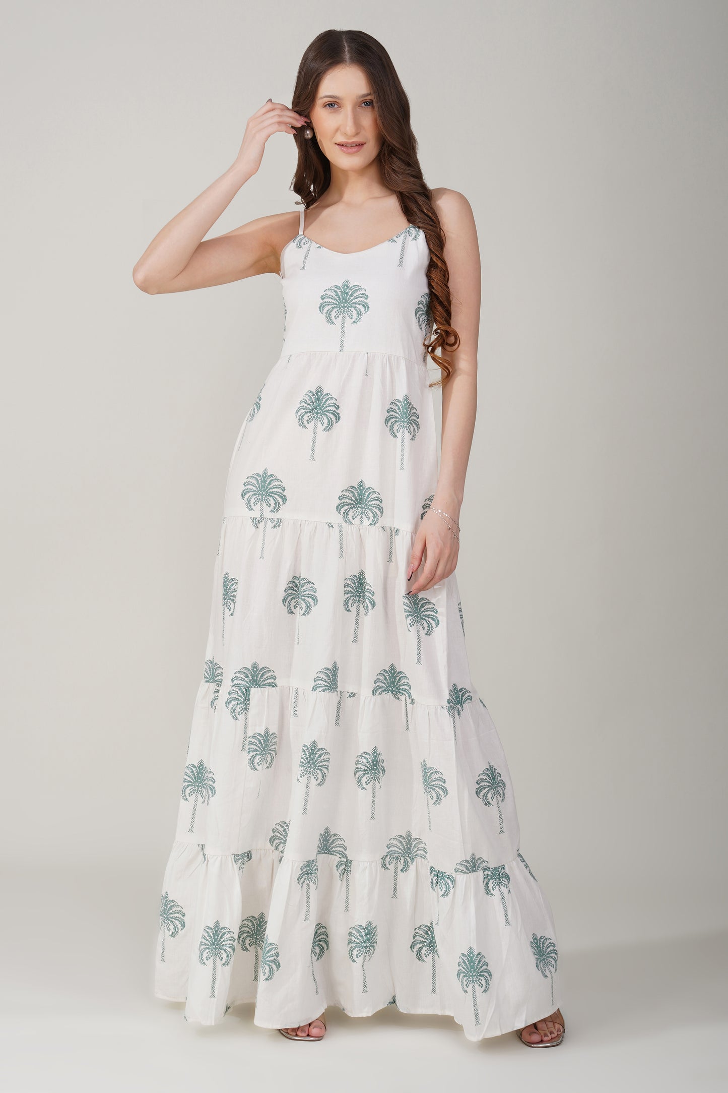 Palm Breeze Maxi Dress