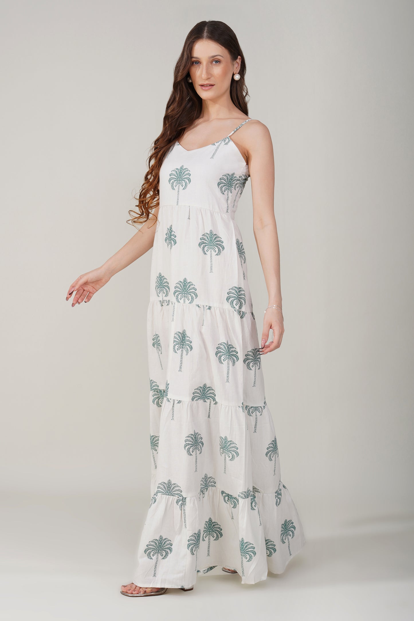 Palm Breeze Maxi Dress