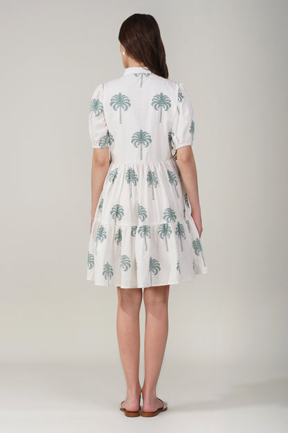 Palm Breeze Shirt Dress