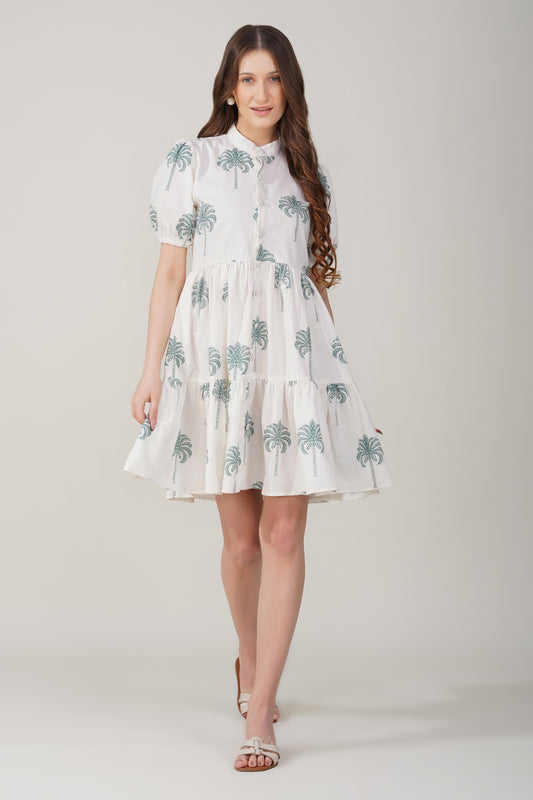 Palm Breeze Shirt Dress