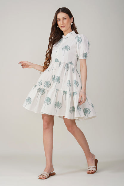 Palm Breeze Shirt Dress