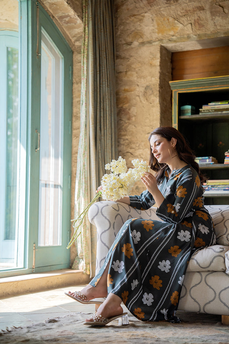 Cairo long Shirt dress