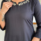 Noor – Midnight Bloom Embroidered Kurta Set