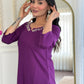 Ira – Plum Blossom Kurta Set
