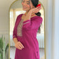 Gulbahaar Maroon Ethnic Set