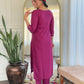 Gulbahaar Maroon Ethnic Set