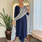 Neelima Midnight Blue Ethnic Set