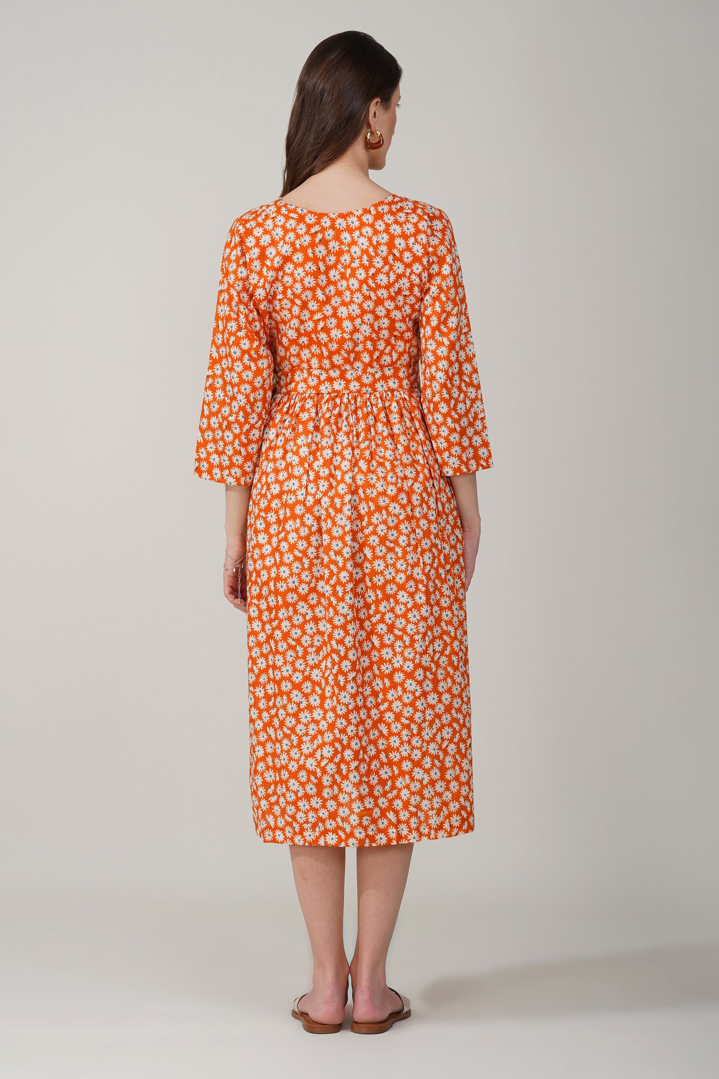 Sunny Bloom Daisy Midi Dress
