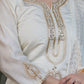 Ziya – Off-White Mirror Embroidered Kurta Set