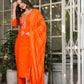 Sitara – Fiery Orange Mirror Embroidered Kurta Set