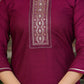 Gulbahaar Maroon Ethnic Set