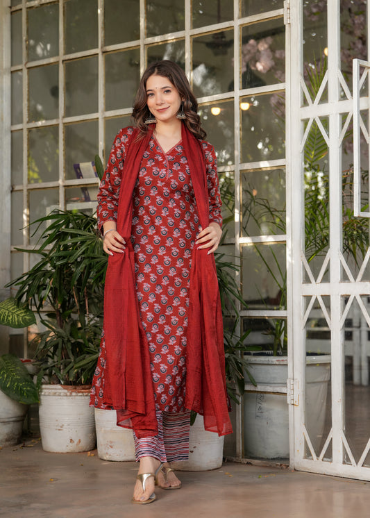 Gulbahar Rust Blossom Set