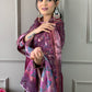 Gulnaz Embroidered Maroon Suit Set