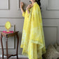 Noorani Mustard Yellow Embroidered Suit Set