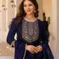 Navy Embroidered Grace Suit Set