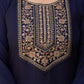 Navy Embroidered Grace Suit Set